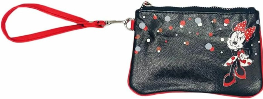 Best GiftsNBeyond Giftsnbeyond Disney Minnie Mouse Zipper Wristlet, Black