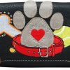 Best HW Collection Hw Collection Dog Paw Print Women Wallet Wristlet Crossbody Small Purse Clutch