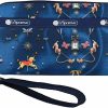 Hot LeSportsac Lesportsac Carousel Chords Tech Wallet Wristlet, Zip Around Wallet/Detachable Wristlet Strap, Holds Cell Phone, Style 3462/Color E480, Whimsical Playful Carousel Horses, Dogs/Cats, Butterflies/Flowers