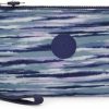 Hot Kipling Kipling Women'S Creativity Extra Large Wristlet, Versatile Cosmetics Kit, Lightweight Nylon Travel Organizer, Brush Stripes Print