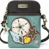 New Chala Group Chala Handbags Sand Dollar Cellphone Crossbody Handbag 5\" X 7.5\" X 1\"