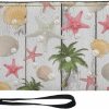 Hot SCRAWLGOD Scrawlgod Butterfly Floral Women Leather Wallets Rfid Blocking Zip Around Credit Card Holder Clutch Purse Wristlet Strap