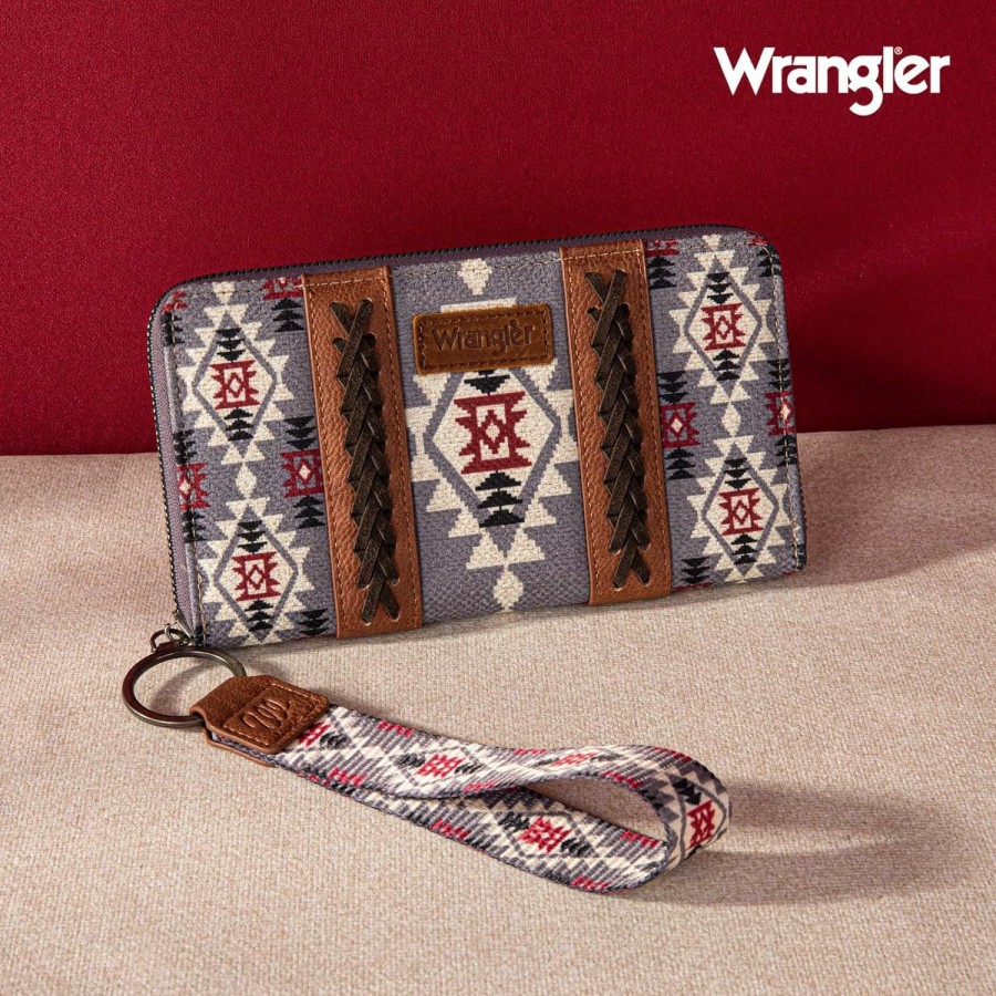 Online Montana West Montana West Wrangler Wristlet Western Wallet Boho Aztec Credit Card Holder For Women