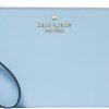 Hot Kate Spade New York Kate Spade Staci Medium Leather Zip Wristlet (Celeste Blue)