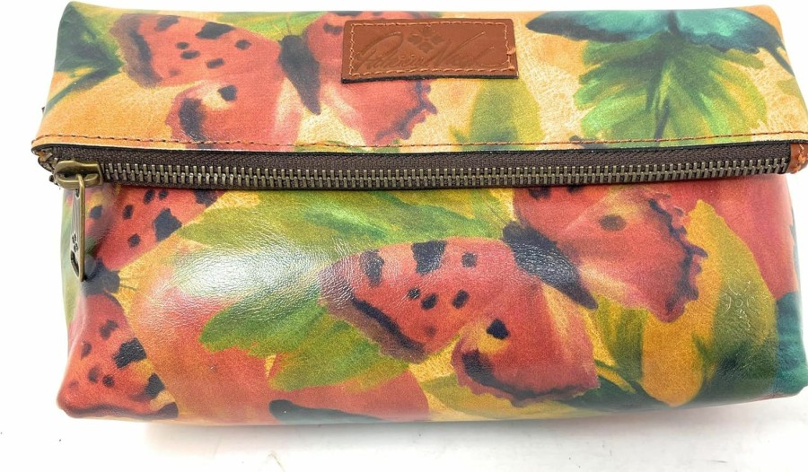 Best Patricia Nash Patricia Nash Valerie Leather Foldover Clutch Wristlet, Watercolor