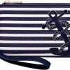 Clearance inOne Inone Pu Nautical Anchor Purse, 8.5\"X5.0\" Wristlet Bag Zip Coin Pouch