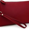 Wholesale YALUXE Yaluxe Women'S Genuine Leather Wristlet Purse Clutch Wallet With Crossbody Strap