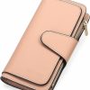 Clearance GOIACII Goiacii Womens Wallet Rfid Blocking Leather Card Holder Large Capacity Zip Around Ladies Purse Travel Wristlet Clutch