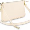 New BOZOK Bozok Saffiano Leather Shoulder Bag For Women Leather Purse Minimalist Clutch Handbag Wristlet