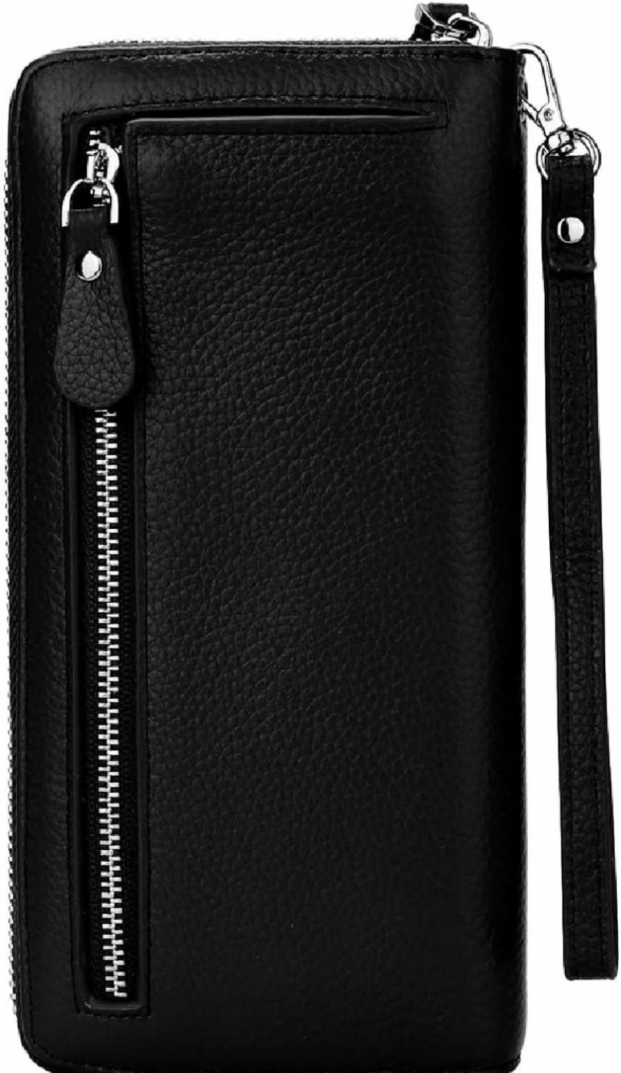 Wholesale YALUXE Yaluxe Zip Around Wallets For Women Real Leather Wristlet Cell Phone Purse Rfid Blocking Protection