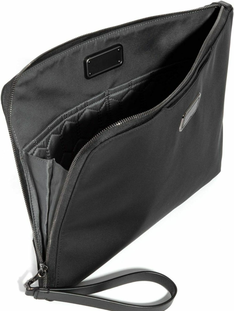 Best TUMI Tumi - Harrison Preston Large Portfolio - Clutch Wristlet Wallet For Men And Women - Black