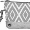 New Myra Bag Myra Bag Blaze Upcycled Canvas & Leather Wristlet Pouch Bag S-1330