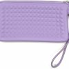 New Charmosa Chic Charmosa Chic Women'S Pyramids Plastic Wristlet Wallet | Vegan (Nude)