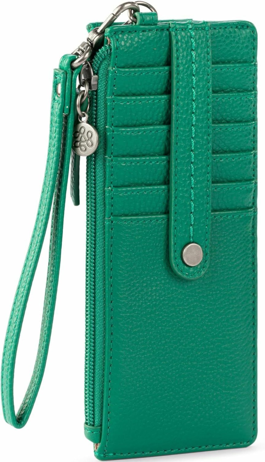 New The Sak The Sak Kira Leather Card Wristlet, Clover