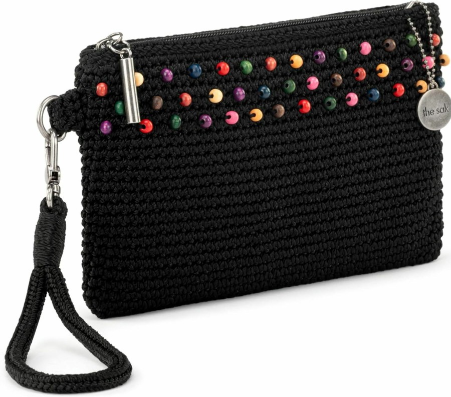 Online The Sak The Sak Vita Wristlet In Crochet, Single Wrist Strap