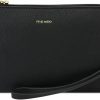 Clearance Pixie Mood Inc Pixie Mood Paris-Ph-Case-Pinpb-Case Double Zip, Recycled Vegan Leather Wristlet Handbag