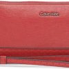 Clearance Calvin Klein Calvin Klein Key Item Saffiano Continental Zip Around Wallet With Wristlet Strap