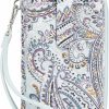 Best Vera Bradley Vera Bradley Cotton Smartphone Wristlet With Rfid Protection, Soft Sky Paisley