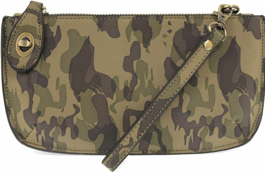 Hot Joy Susan Joy Susan Crossbody Wristlet Clutch: Camo Print