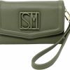 Online Steve Madden Steve Madden Bbrett Wristlet Wallet (Olive)