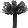 Best Reliant Ribbon Reliant Ribbon Graceful Lady Deluxe Stripes Corsage Wristlet-6Pcs Per Pak Floral Accessories, Black