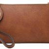 Best JEN & CO. Jen & Co. Kendall Crossbody Bag For Women - Vegan Leather Wristlet Purse, Small Purses For Party, Clutch Bags